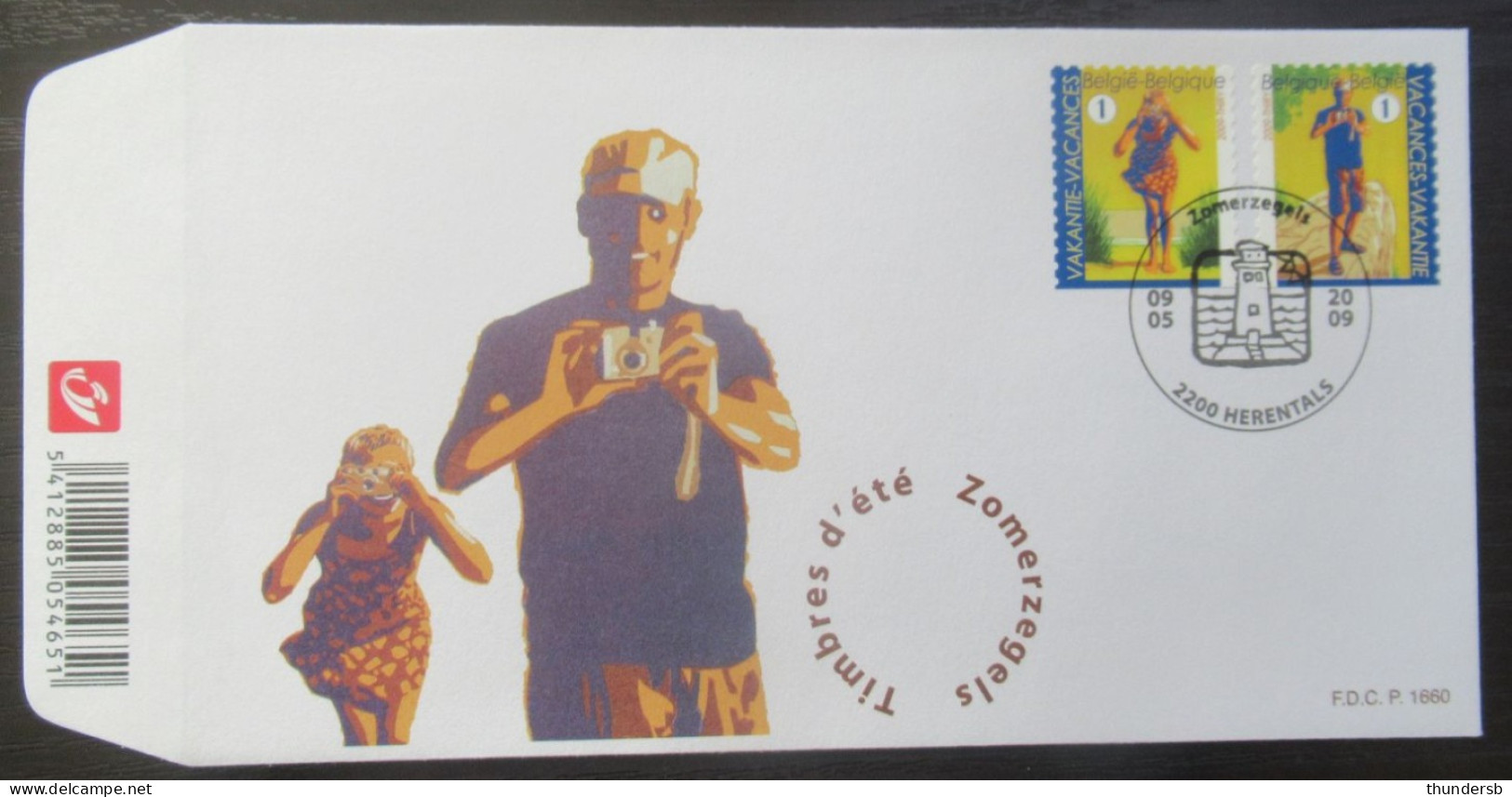 FDC 3909/10 'Zomerzegels' - 2001-2010