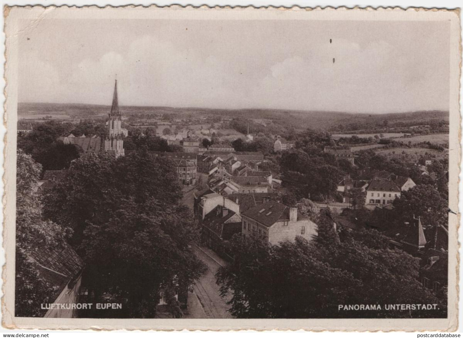 Luftkurort Eupen - Panorama Unterstadt - Eupen