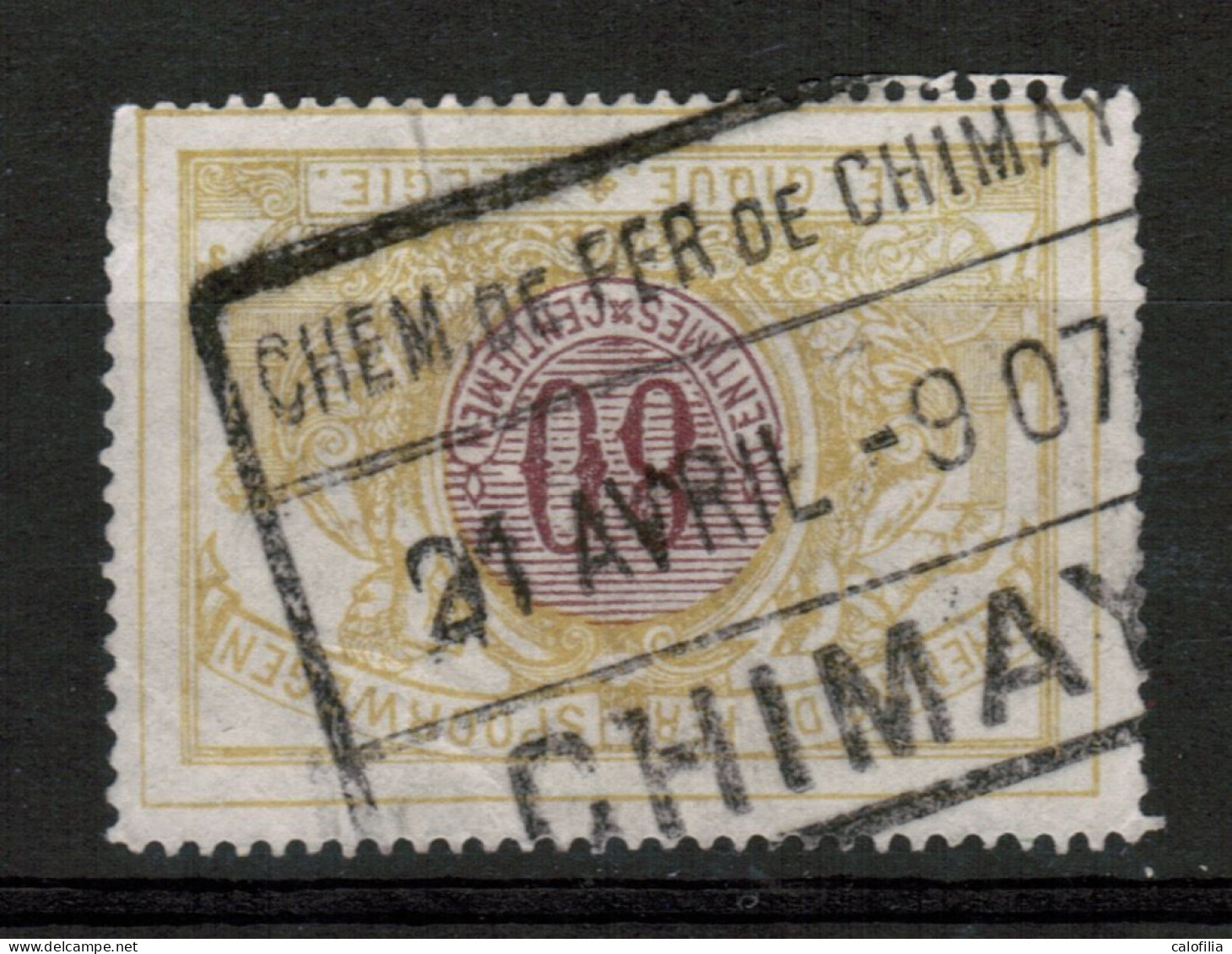 Chemins De Fer TR 39, Obliteration Centrale, CHEMIN DE FER DE CHIMAY/CHIMAY - Afgestempeld