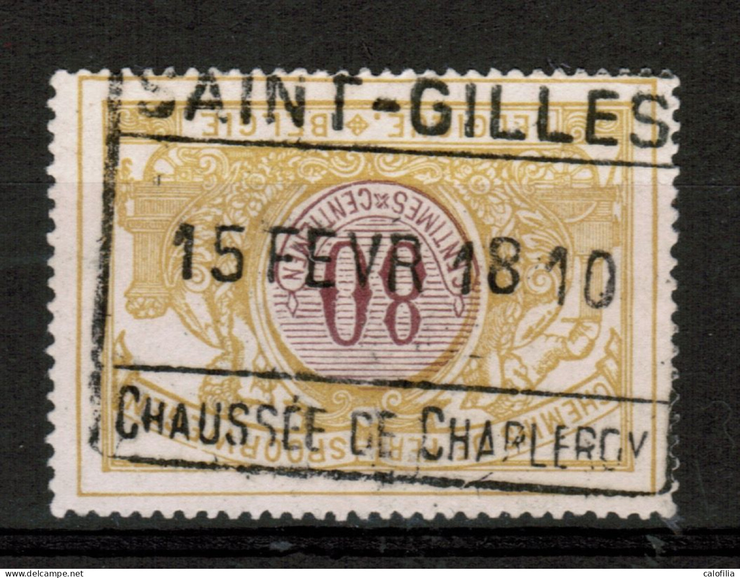 Chemins De Fer TR 39, Obliteration Centrale, SAINT GILLES CHAUSSEE DE CHARLEROY - Oblitérés