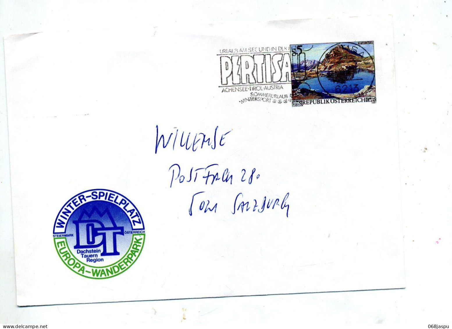 Lettre Entiere  5 Klafferksee Flamme Pertisau - Covers