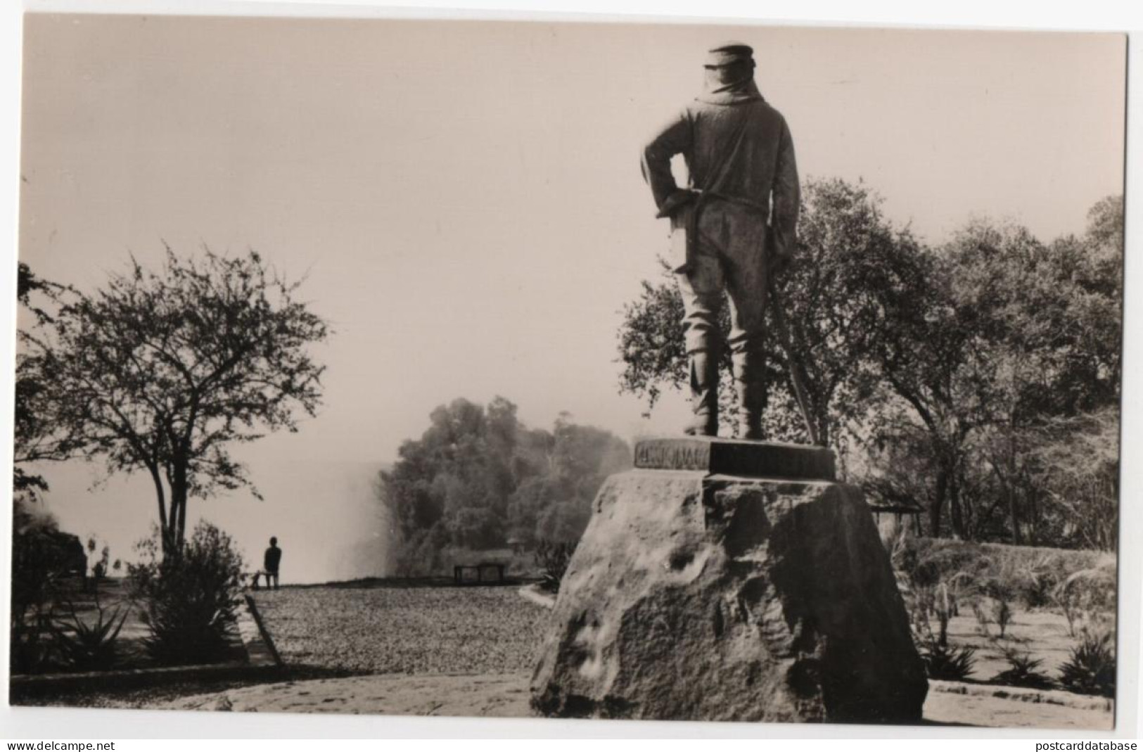 Victoria Falls - A View Of The Chasm From The Livingstone Memorial - Zimbabwe