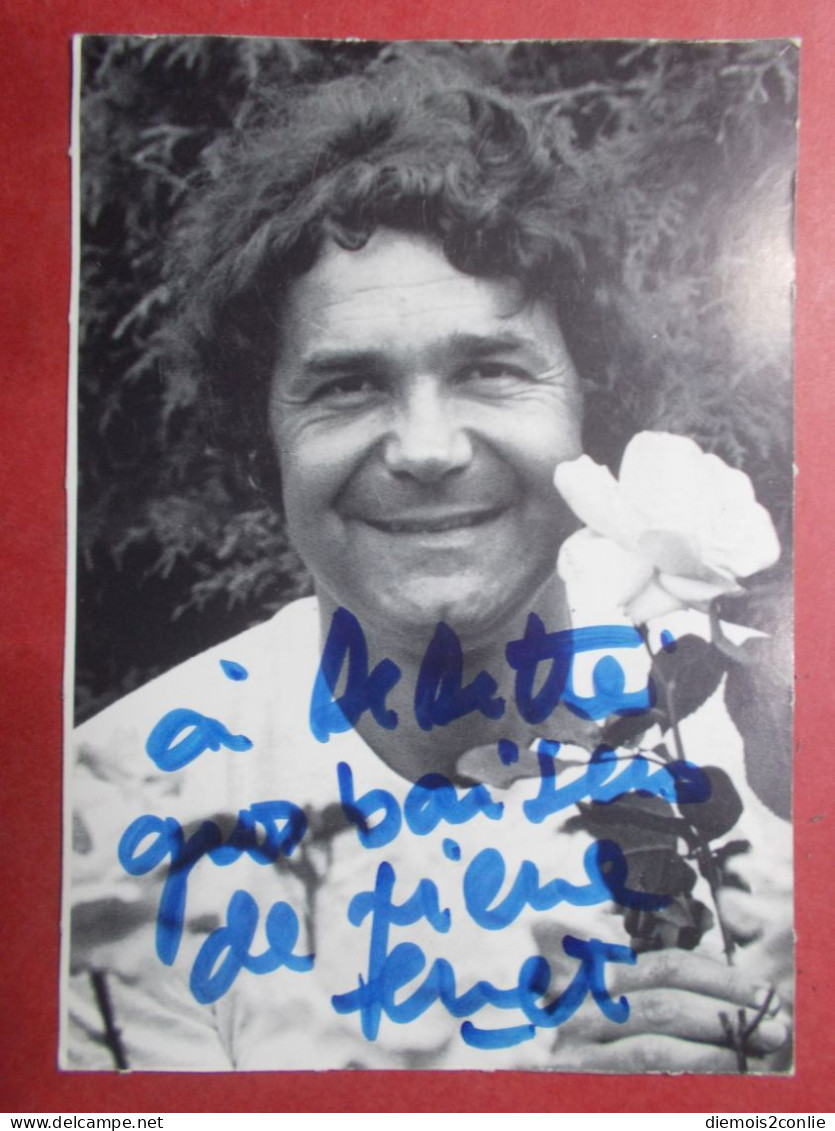 Autographe De Pierre PERRET Sur CP (10,5x15)  (B31) - Ontdekkingsreizigers En Avonturiers