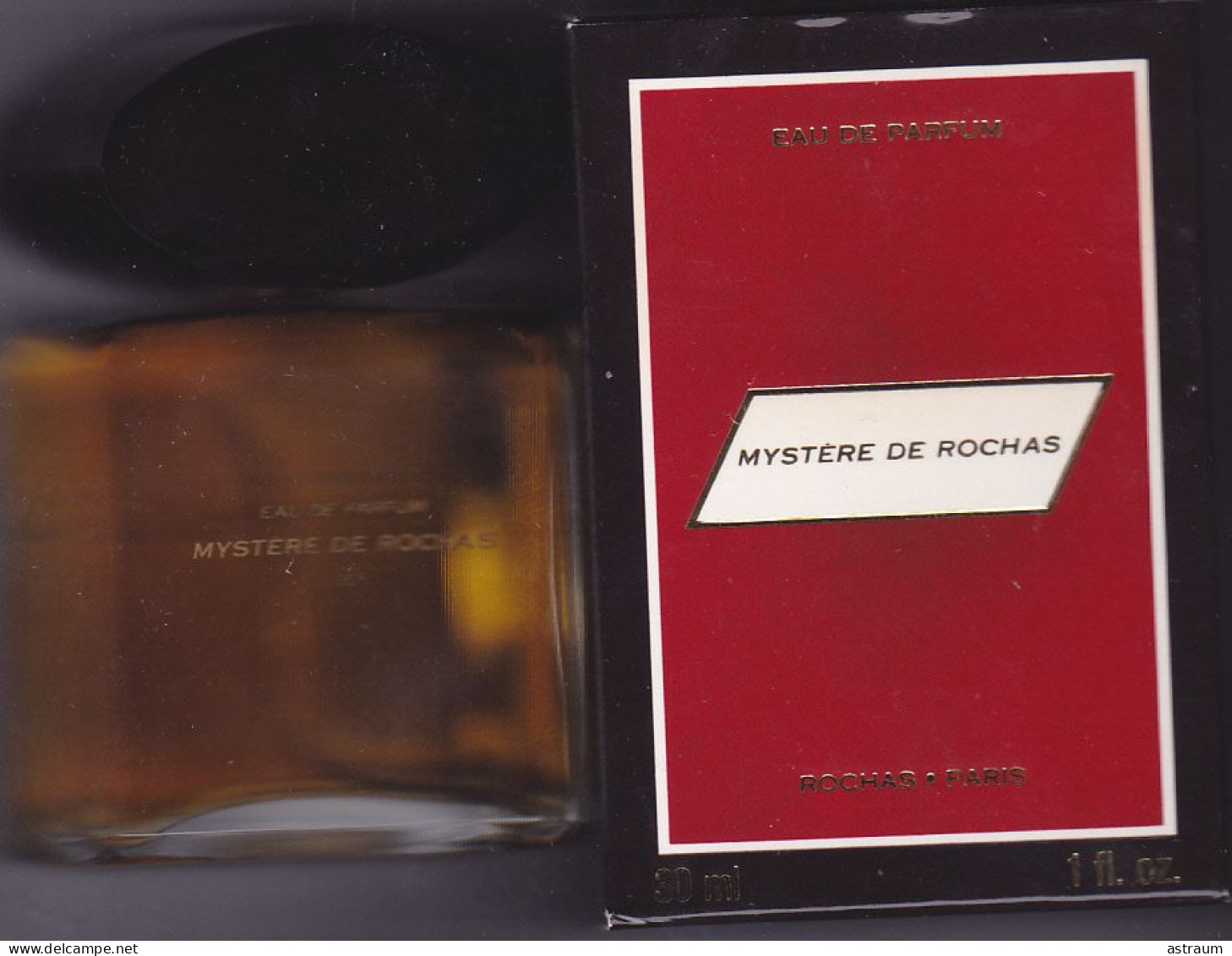 Rare Miniature Vintage Parfum - Rochas - EDP - Mystere - Etat Neuf Pleine Avec Boite 30ml - Miniatures Femmes (avec Boite)