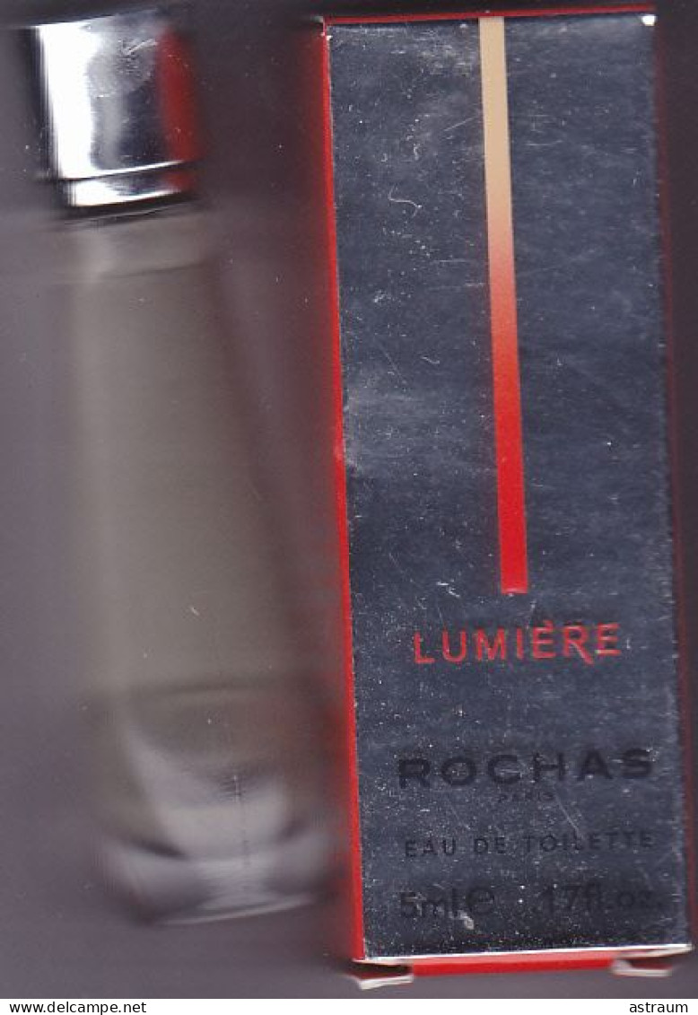 Miniature Vintage Parfum - Rochas - EDT - Lumiere - Pleine Avec Boite 5ml - Miniaturen Flesjes Dame (met Doos)