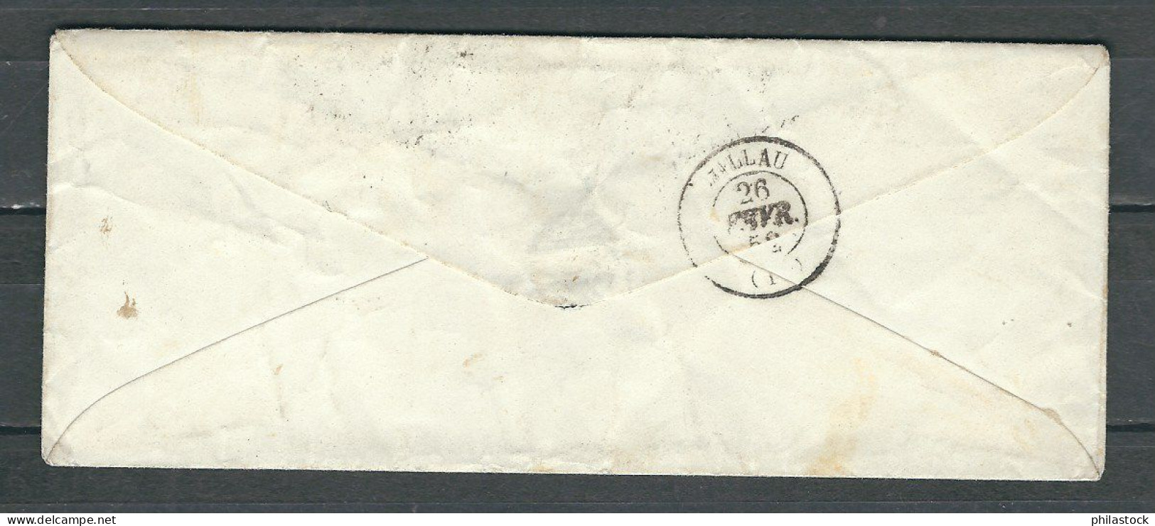 FRANCE 1852 Marwue Postale Taxée D'Albi - 1852 Luis-Napoléon