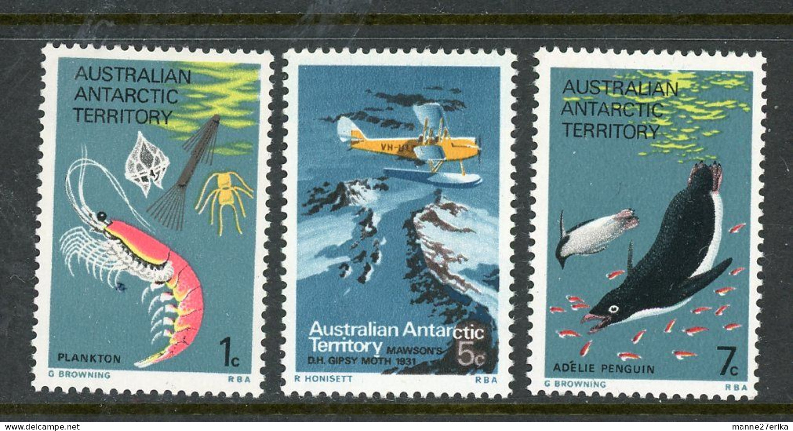 -New Zealand 1973 MNH Food Chain - Nuevos