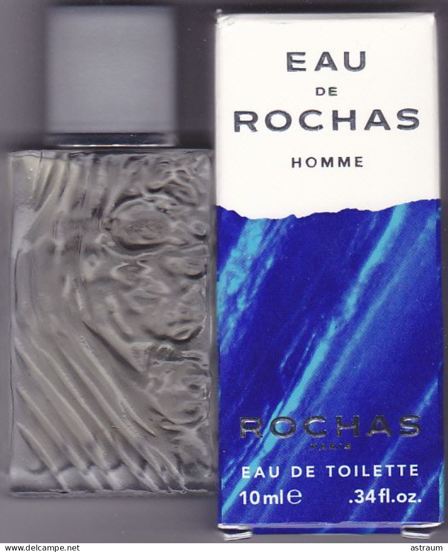 Miniature Vintage Parfum - Rochas - EDT - Eau De Rochas Homme - Pleine Avec Boite 10ml - Miniatures Men's Fragrances (in Box)