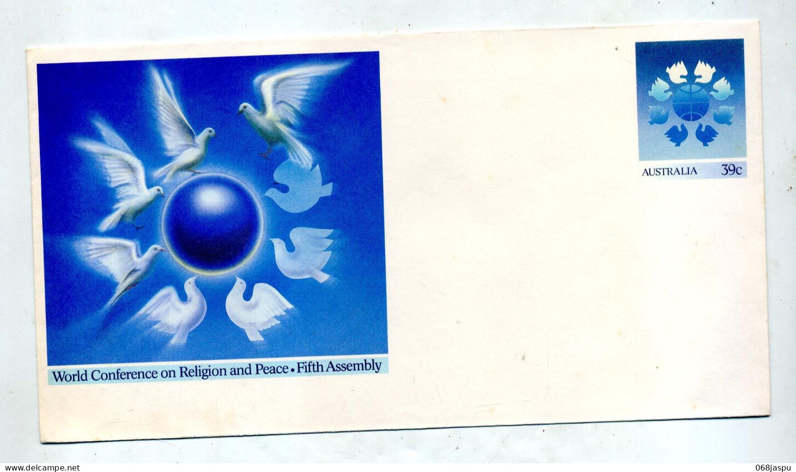 Lettre Entiere 39 C Conference Religion - Postal Stationery