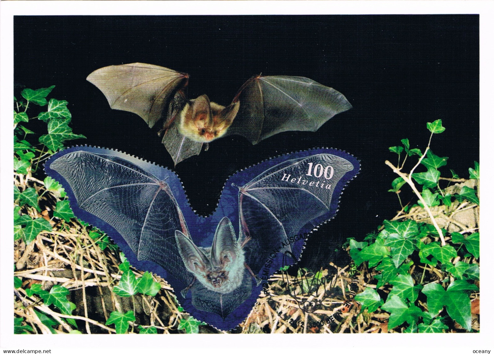 Suisse - Faune : Chauve-souris CM 2187 (année 2012) - Chauve-souris