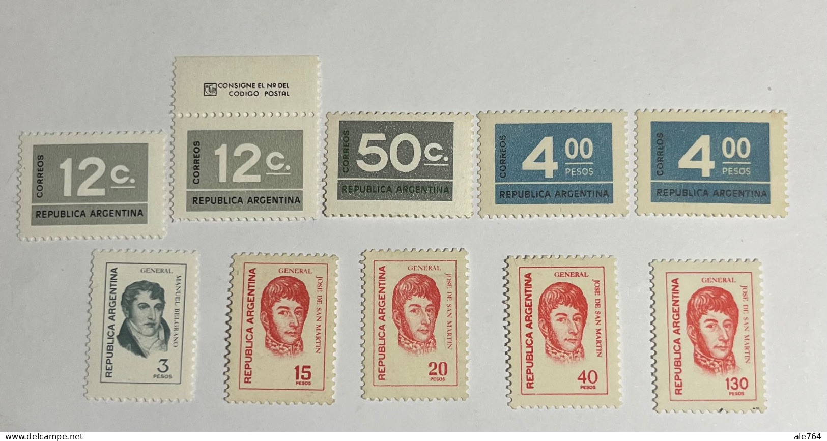 Argentina 1976/8 Próceres Y Riquezas Y Cifras, MNH. - Ungebraucht