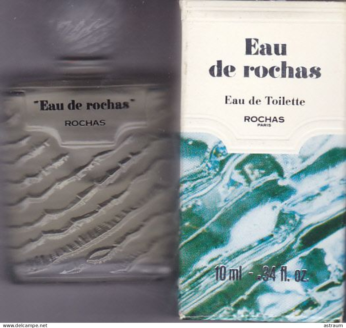 Miniature Vintage Parfum - Rochas - EDT - Eau De Rochas - Pleine Avec Boite 10ml - Miniatures Femmes (avec Boite)