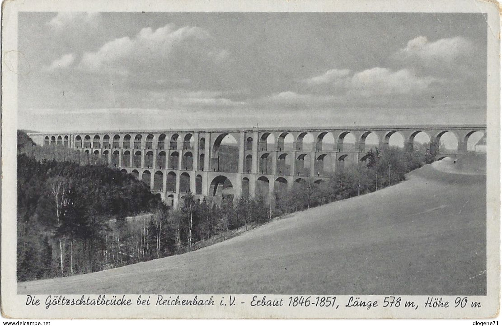 Die Göltzschtalbrücke Bei Reichenbach - Reichenbach I. Vogtl.