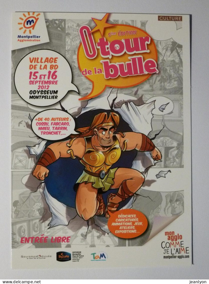 ULYSSE - BD / Bande Dessinée - Fenech / Maddy / Danjou - Carte Publicitaire Montpellier - Bandes Dessinées