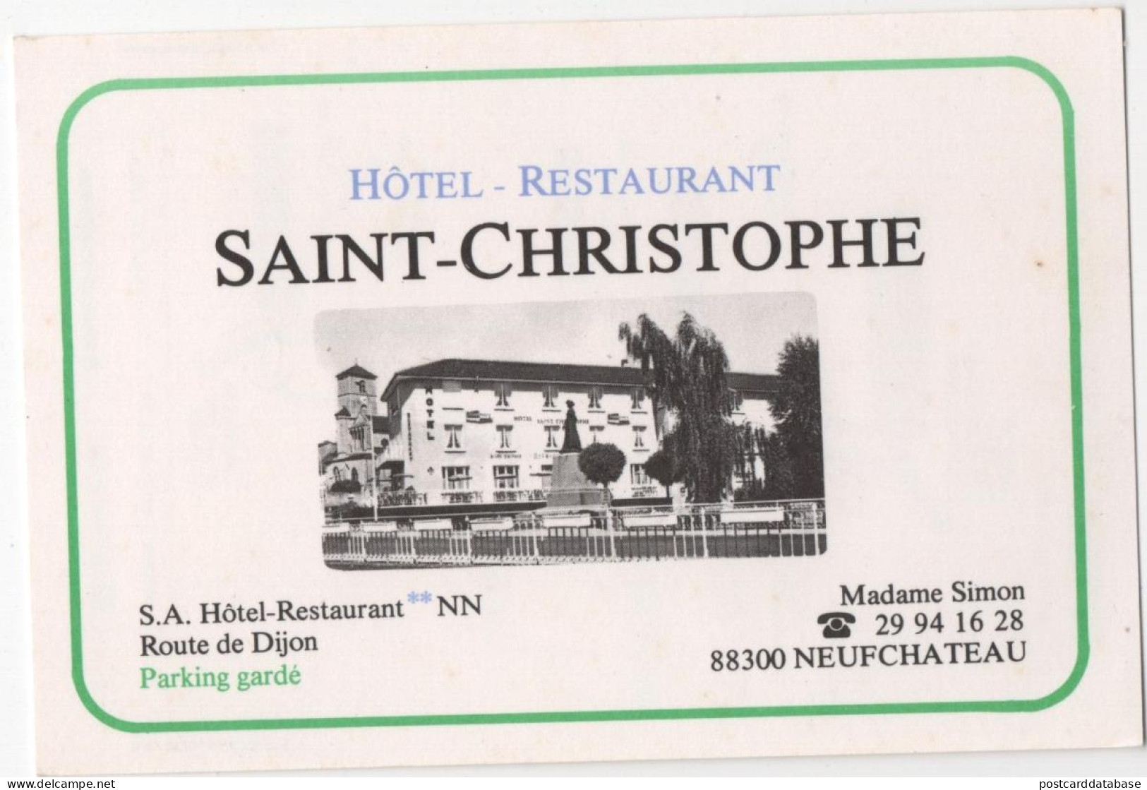 Hôtel Restaurant Saint-Christophe - Neufchâteau - Neufchateau