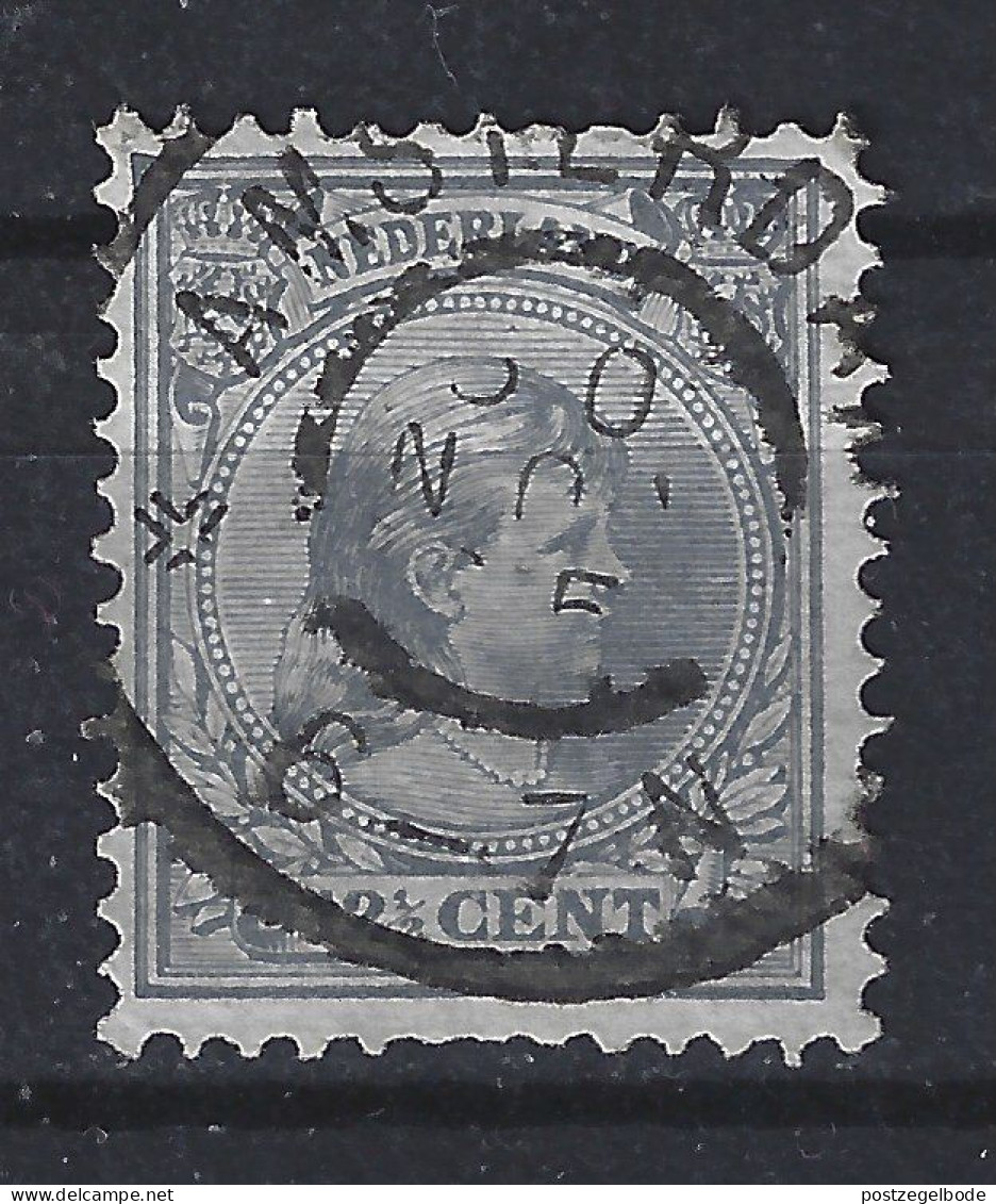 NVPH Nederland Netherlands Pays Bas Niederlande Holanda 38 CANCEL AMSTERDAM Grootrond ;  Wilhelmina 1891 - Used Stamps