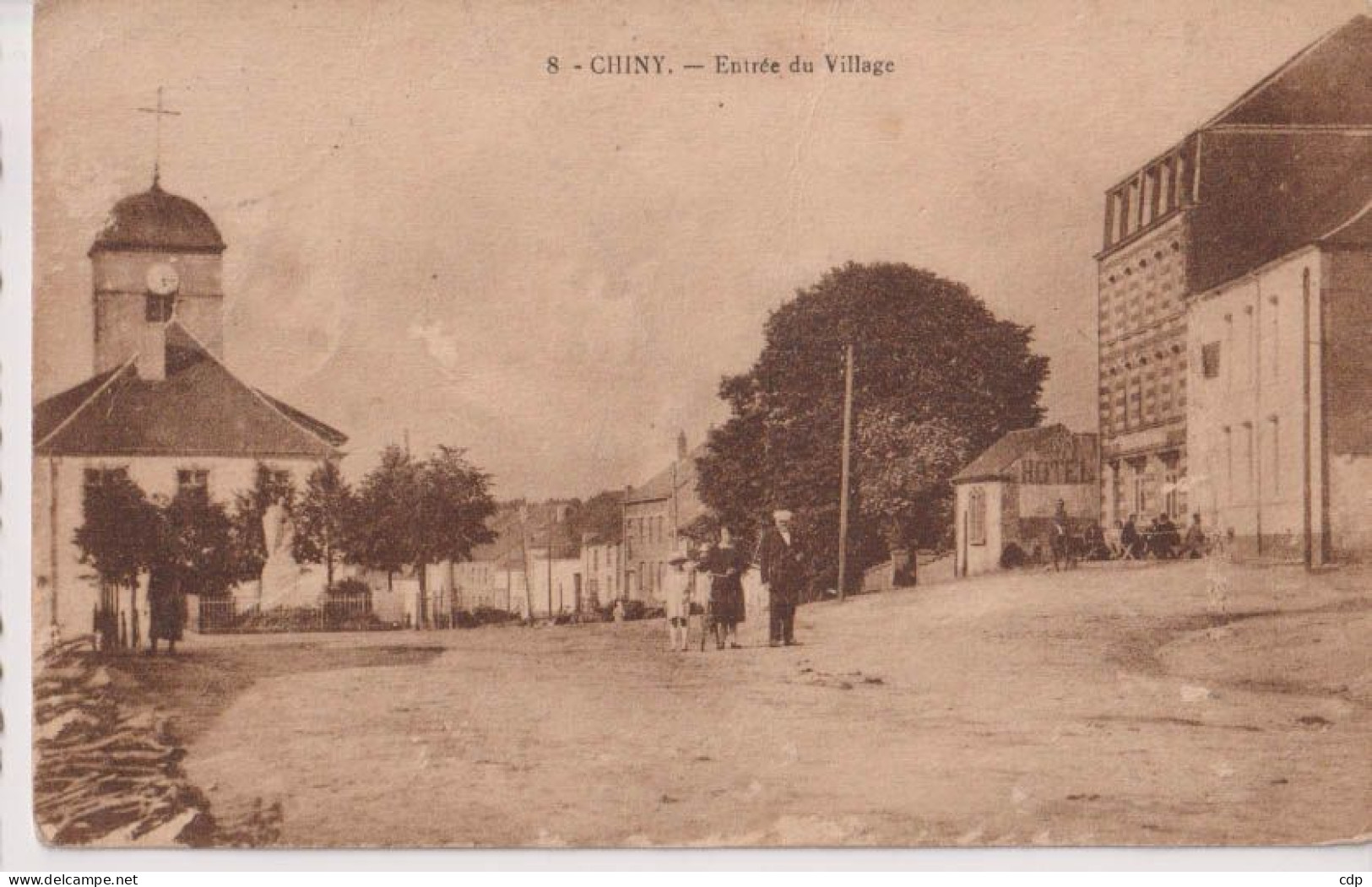 Cpa CHINY  1928 - Chiny