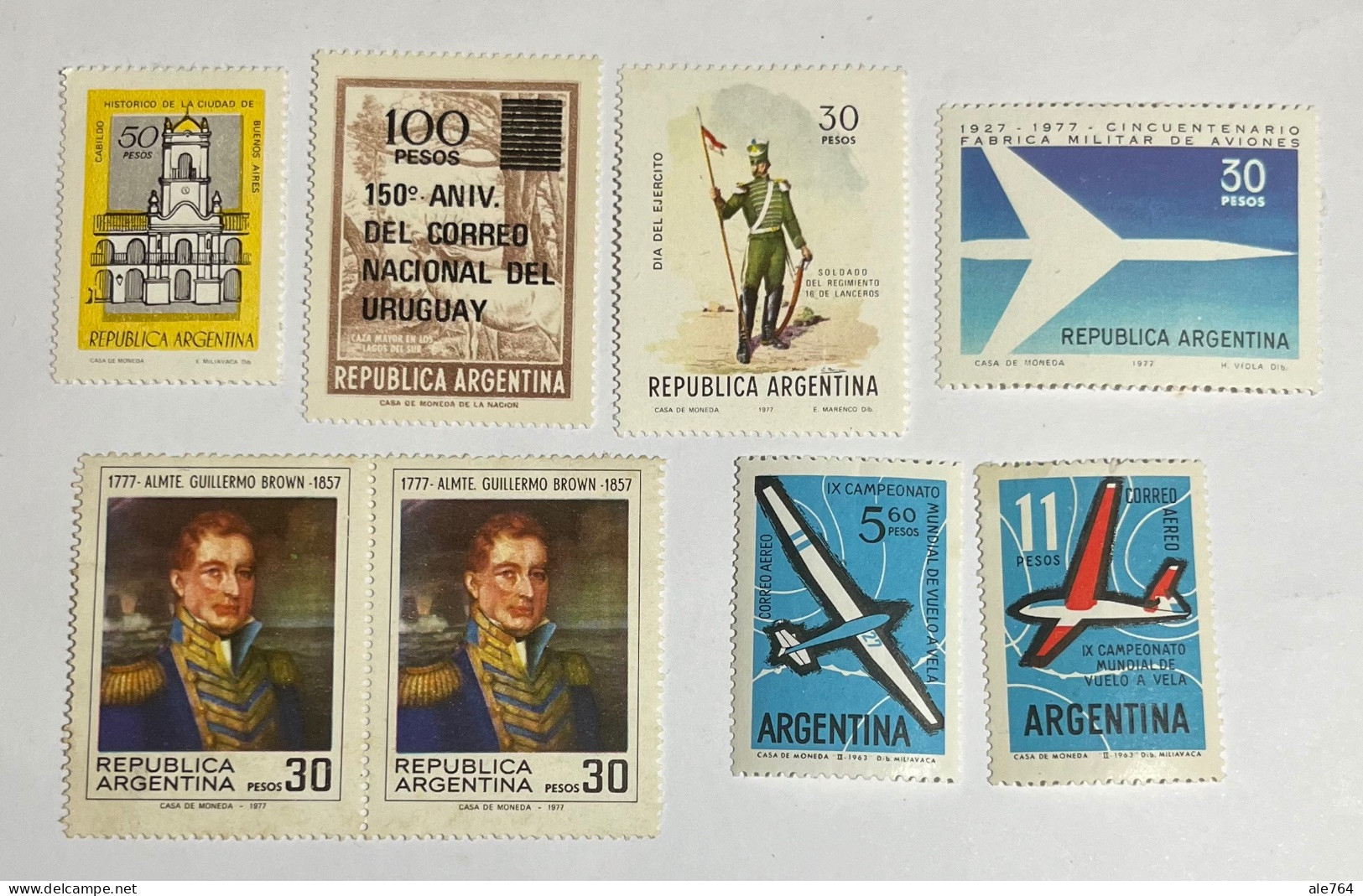Argentina 1977 8 Stamps, MNH. - Ungebraucht