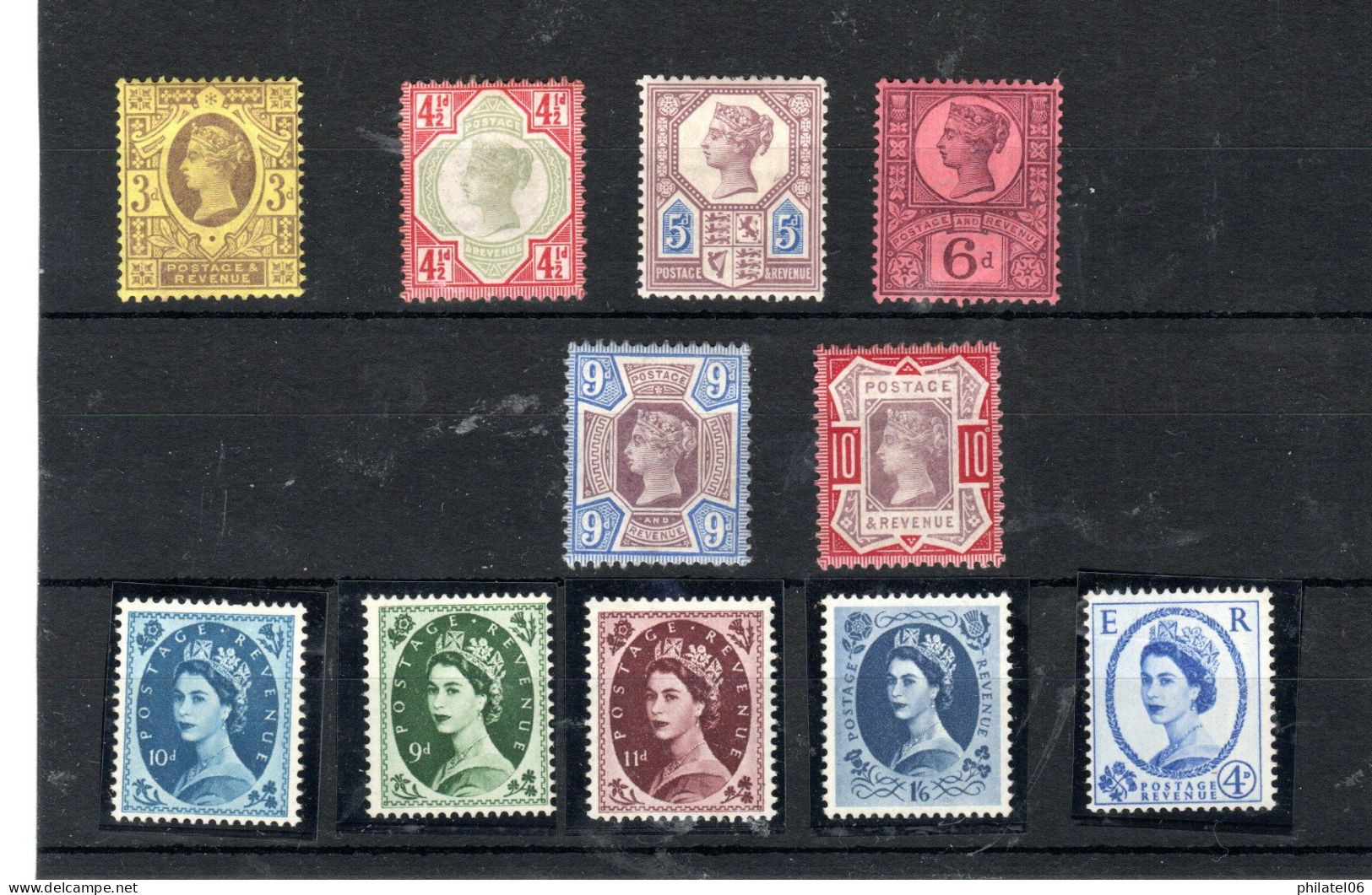 ANGLETERRE  BONS TIMBRES NEUFS TRES FRAIS (COTE 325 EUROS) REINE VICTORIA ET 130 EUROS DE COTE MNH** QUEEN ELISABETH - Nuovi