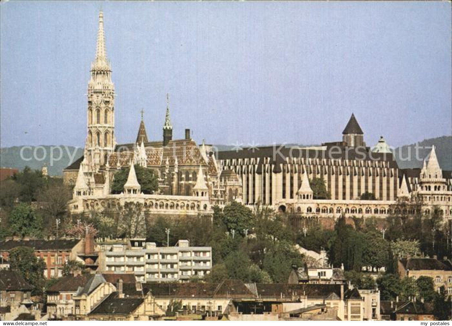 72499162 Budapest Matthiaskirche Mit Hotel Hilton Budapest - Ungarn