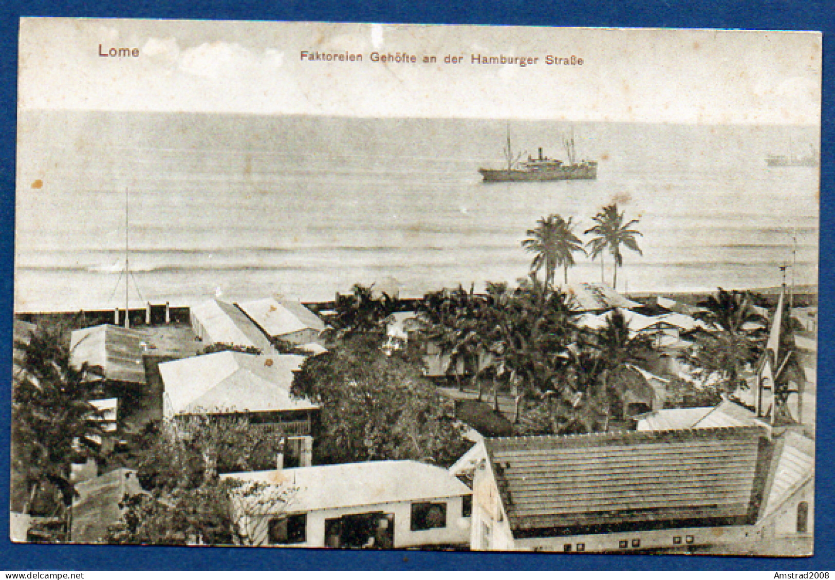 LOME -  FAKTOREIEN GEHOFTE AN DER HAMBURGER STRASSE - TOGO COLONIE - Togo