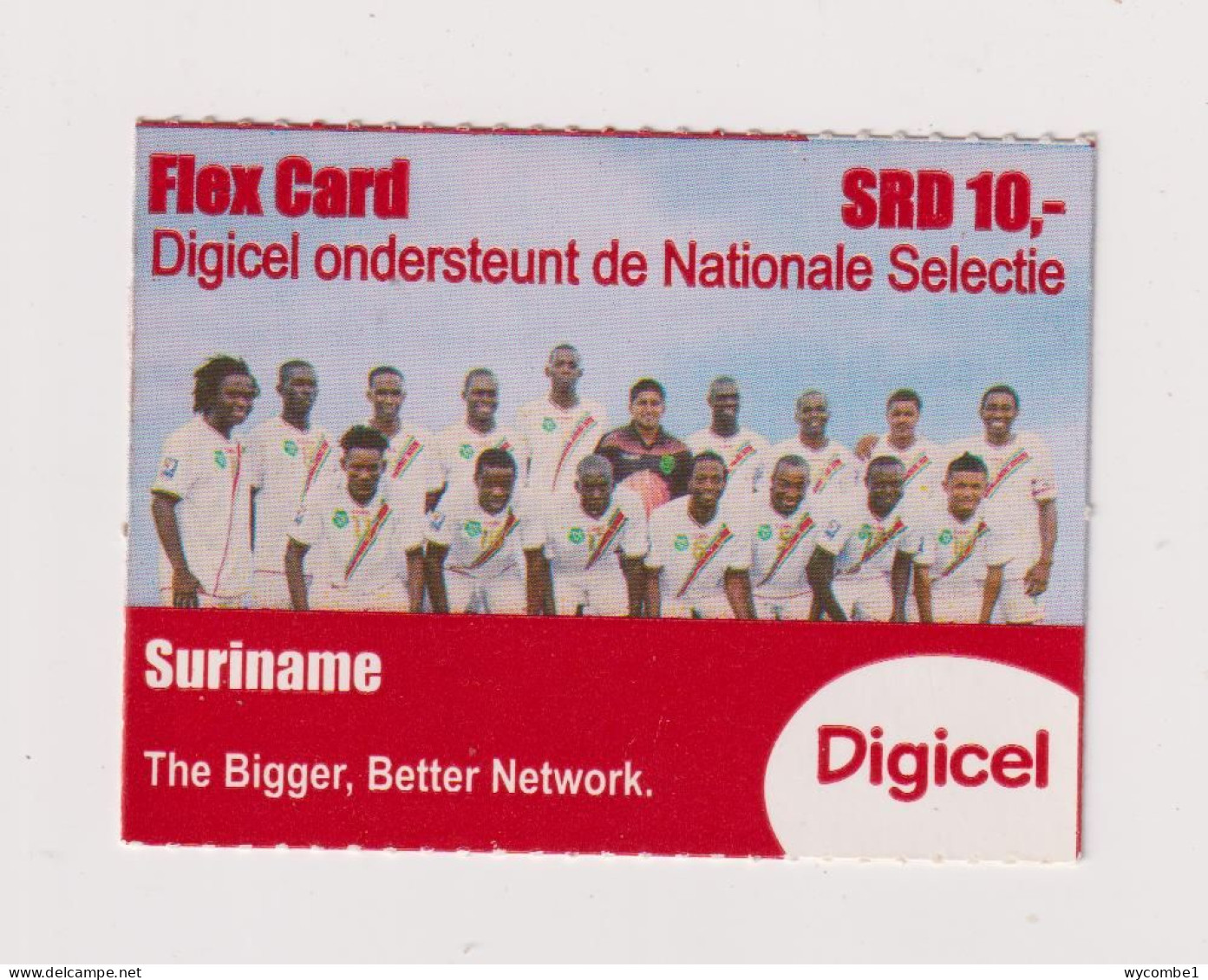 SURINAM - National Football Team Remote Phonecard - Surinam