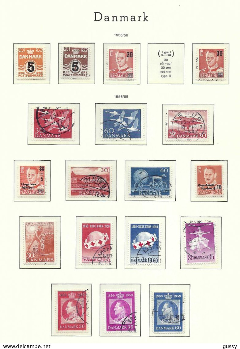 DANEMARK Ca.1955-59: Lot De Neufs** Et Obl. - Used Stamps