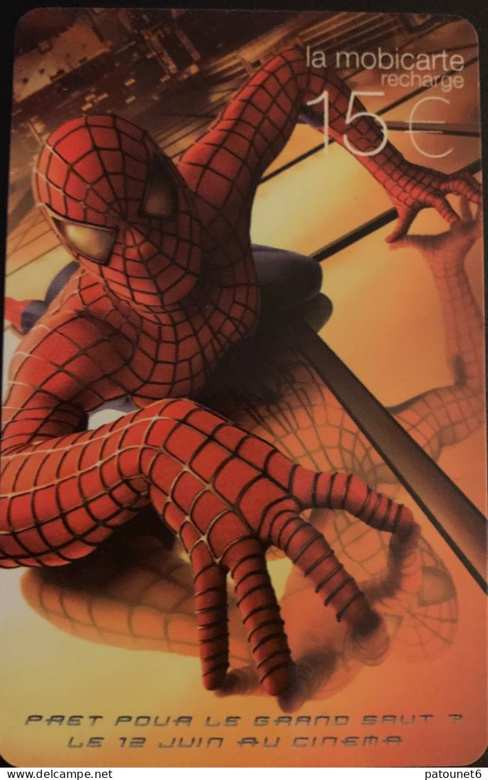 MBC 224  -  SPIDERMAN  -  15 E. - Cellphone Cards (refills)