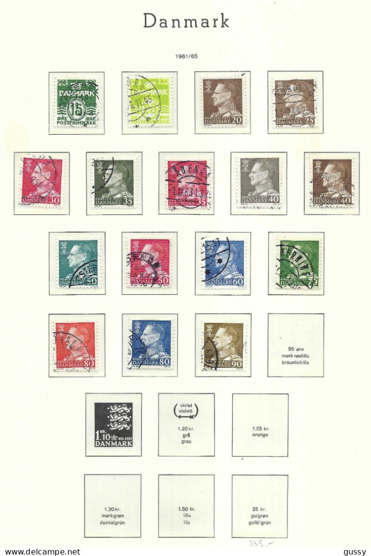 DANEMARK Ca.1961-65: Lot D' Obl. - Gebraucht