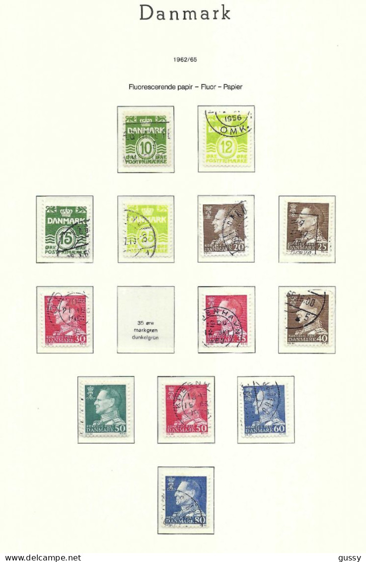 DANEMARK Ca.1962-65: Lot D' Obl. - Usati