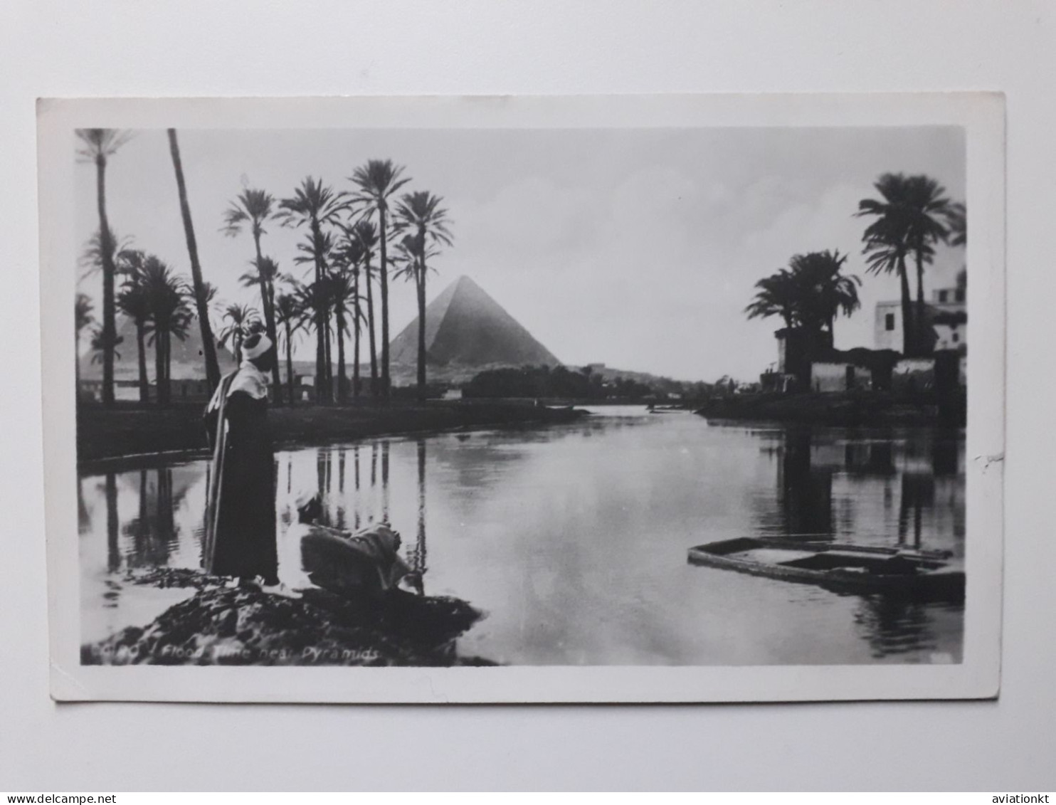 Old Postcard, Gizeh, Chephren-Pyramide - Pyramids