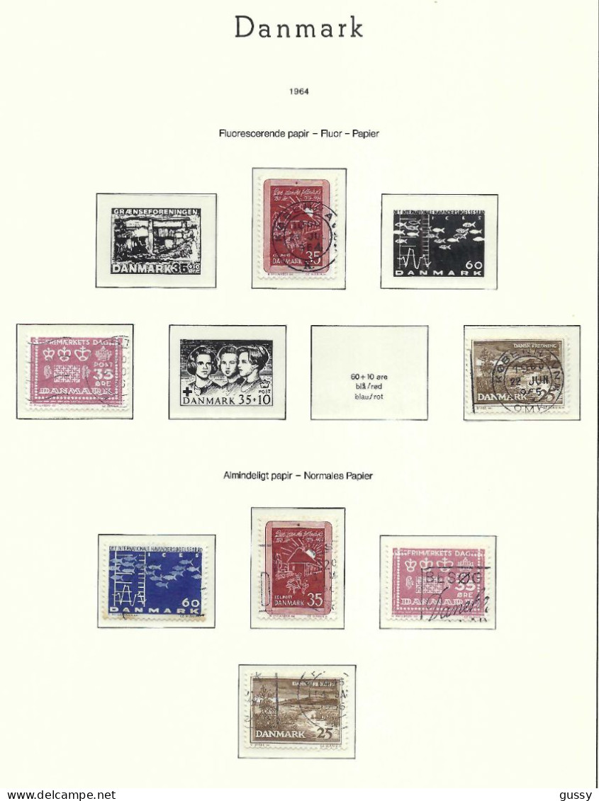 DANEMARK Ca.1964: Lot D' Obl. - Usati