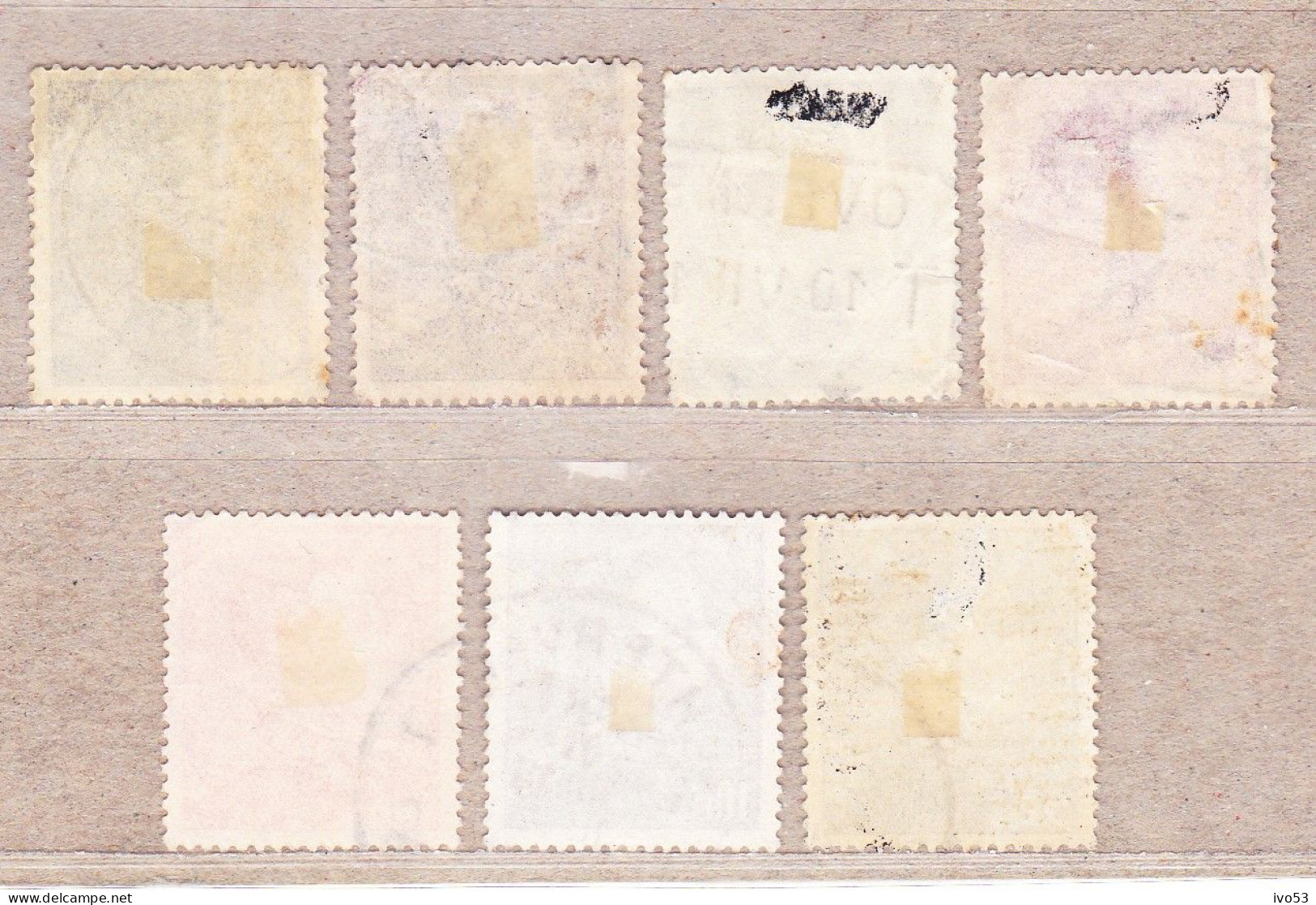 1936 Nr 429-35 Gestempeld.Poortman.OBP 3 Euro. - 1936-1951 Poortman