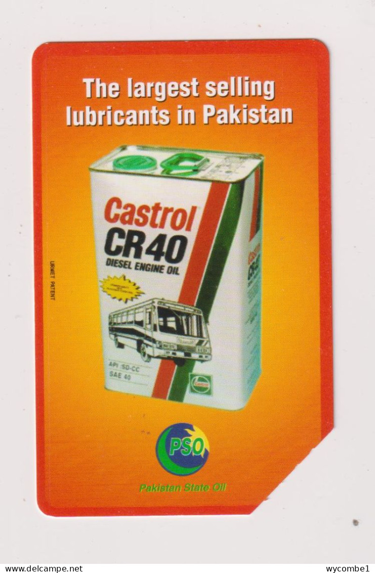 PAKISTAN - Castrol CR40 Urmet Phonecard - Pakistán