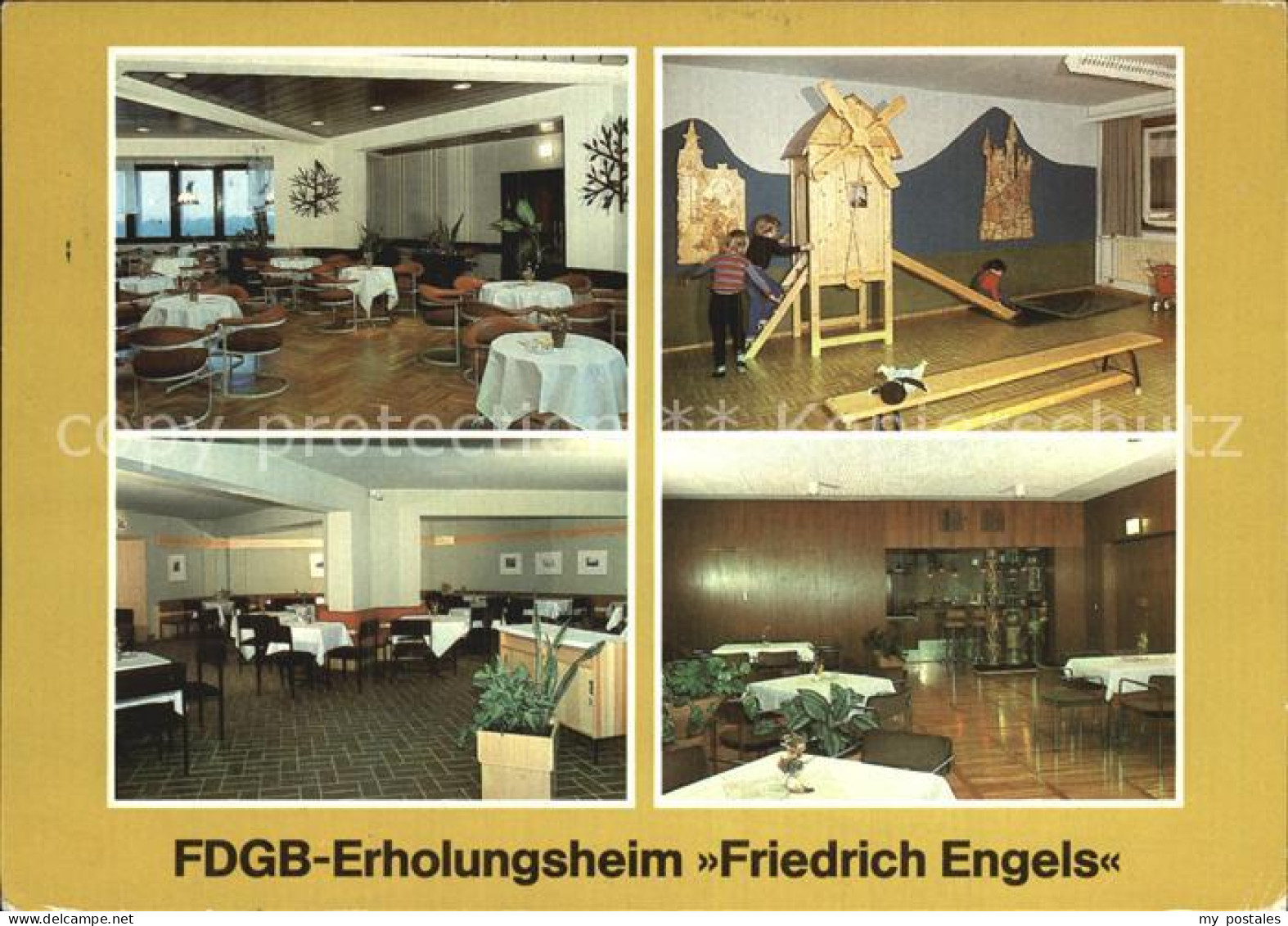 72497694 Templin FDGB Erholungsheim Friedrich Engels Dachcafe Templin - Templin