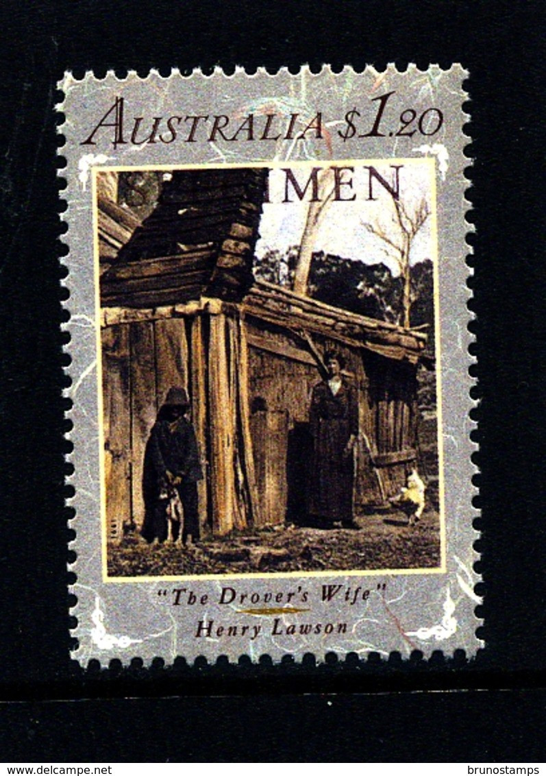 AUSTRALIA - 1993  $  1.20  THE DROVER'S WIFE  SPECIMEN  OVERPRINTED  MINT NH - Abarten Und Kuriositäten