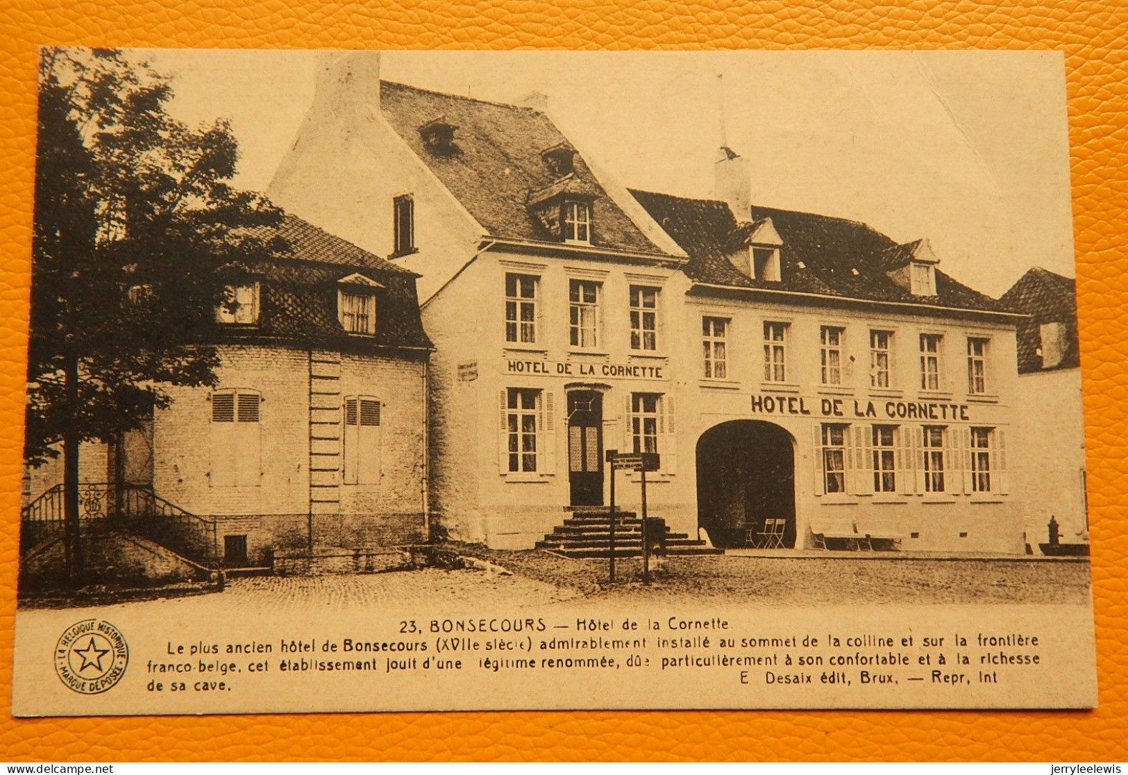 BONSECOURS  - Hôtel De La Cornette - Péruwelz