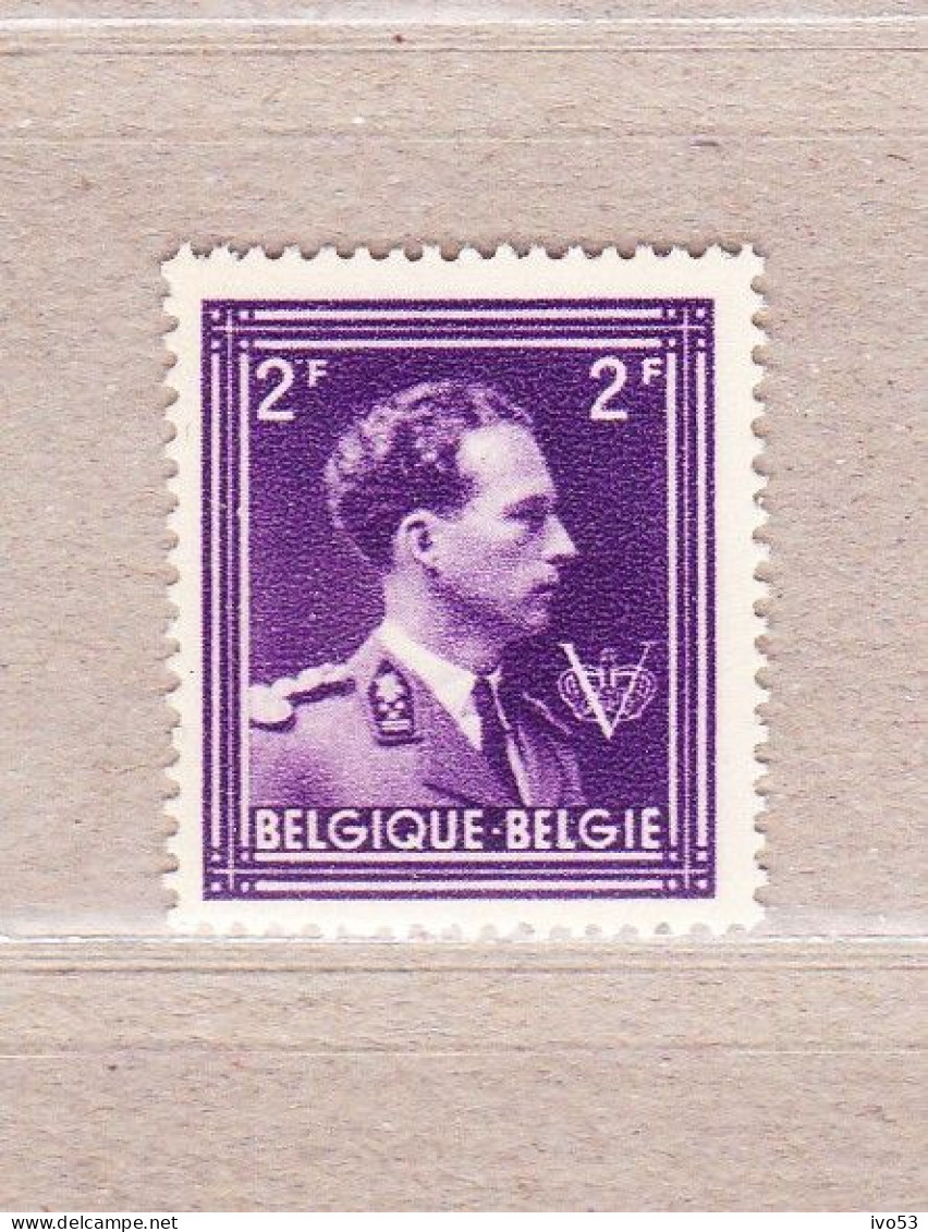 1944 Nr 693* Met Scharnier,zegel Uit Reeks Leopold III. - 1936-1957 Collar Abierto