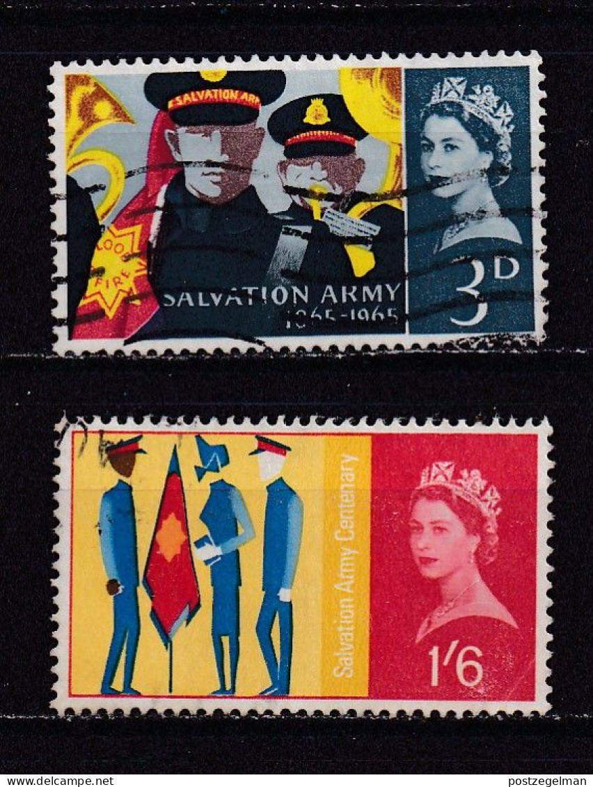 UK 1965 Used Stamp(s) Salvation Army Nrs. 388-389 Scan 14321 - Usados