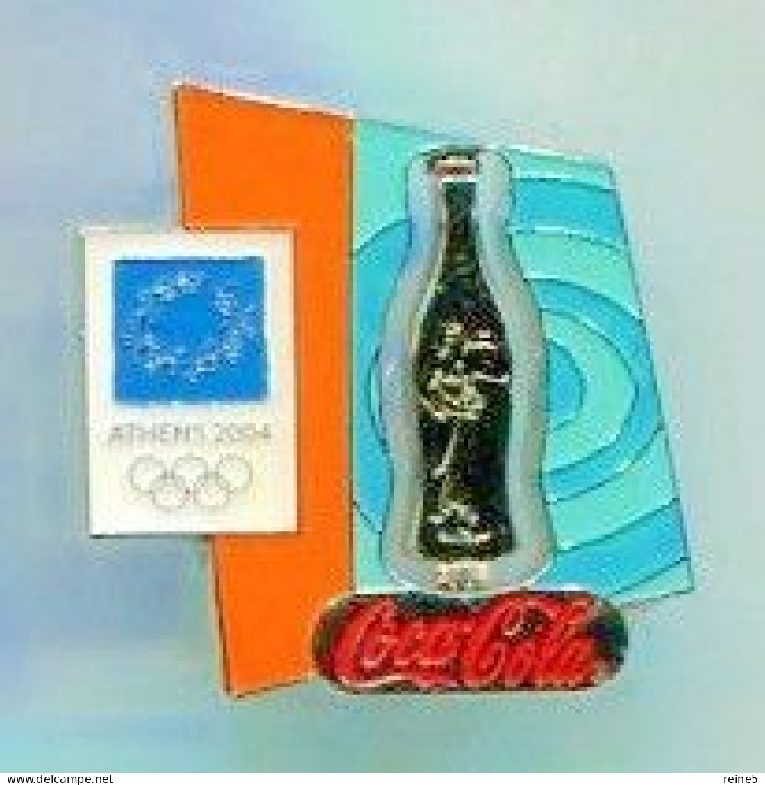 PIN'S DE COLLECTION TRES RARE > LA BOUTEILLE COCA COLA SE RETOURNE SUR ELLE-MÊME -TRES BON ETAT -REFPIN'S COCA & J.O.695 - Coca-Cola