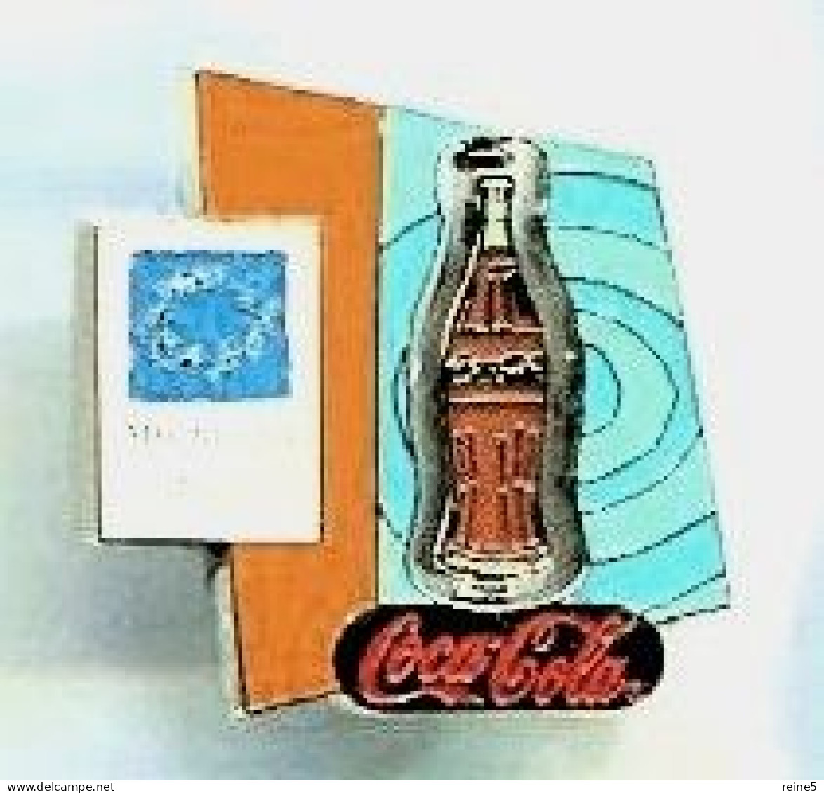 PIN'S DE COLLECTION TRES RARE > LA BOUTEILLE COCA COLA SE RETOURNE SUR ELLE-MÊME -TRES BON ETAT -REFPIN'S COCA & J.O.695 - Coca-Cola