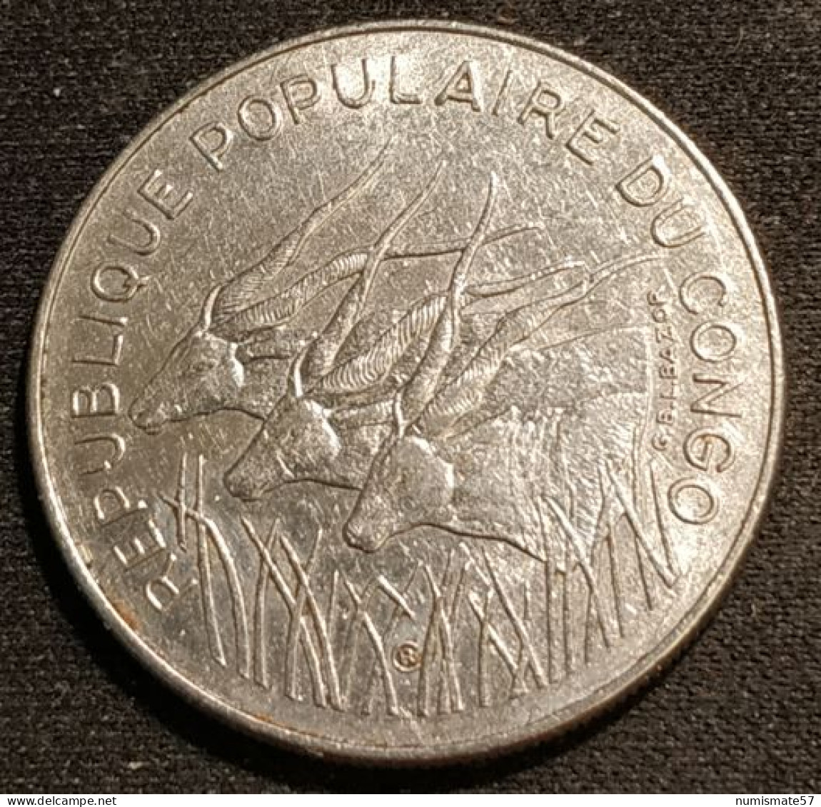 Pas Courant - CONGO - 100 FRANCS 1982 - KM 2 - Congo (República 1960)