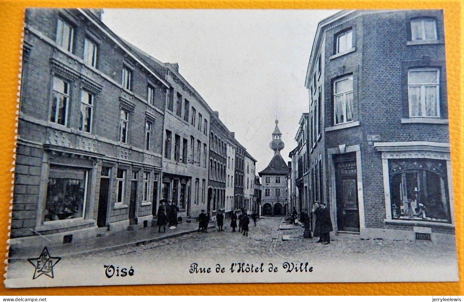 VISE  -  Rue De L' Hôtel De Ville  -  1915    (Feldpost) - Wezet