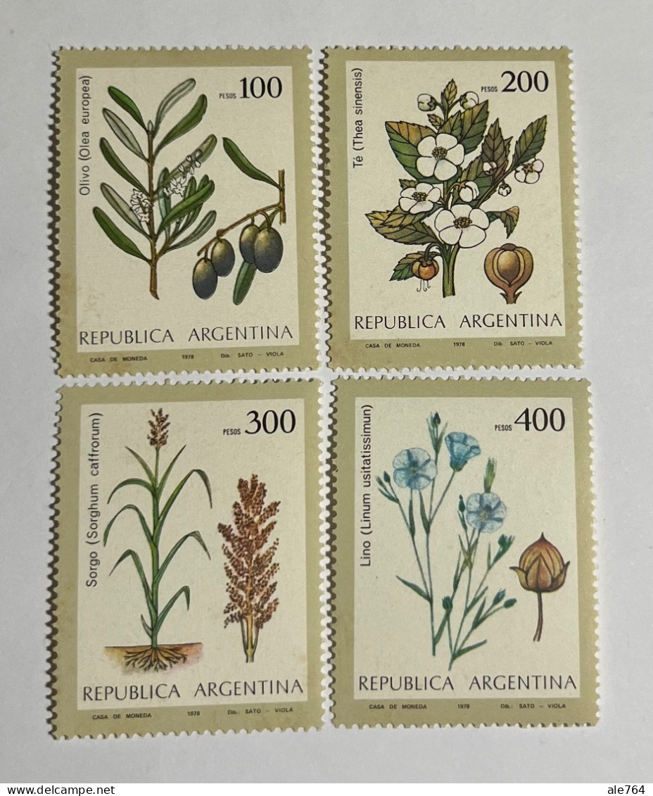 Argentina 1979 Agricultura, GJ1856/9, S 1236/9, Mi 1387/90, Complete Sets, MNH. - Nuevos