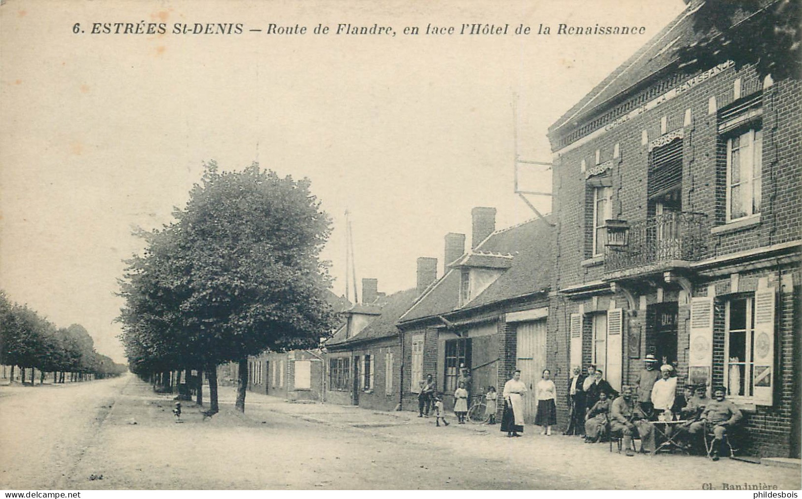 OISE   ESTREES SAINT DENIS Route De Flandre Hotel De La Renaissance - Estrees Saint Denis