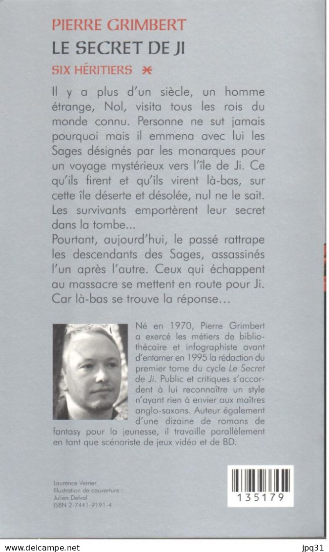 Pierre Grimbert - Le Secret De Ji - 4 Vol - 2006 - Fantásticos