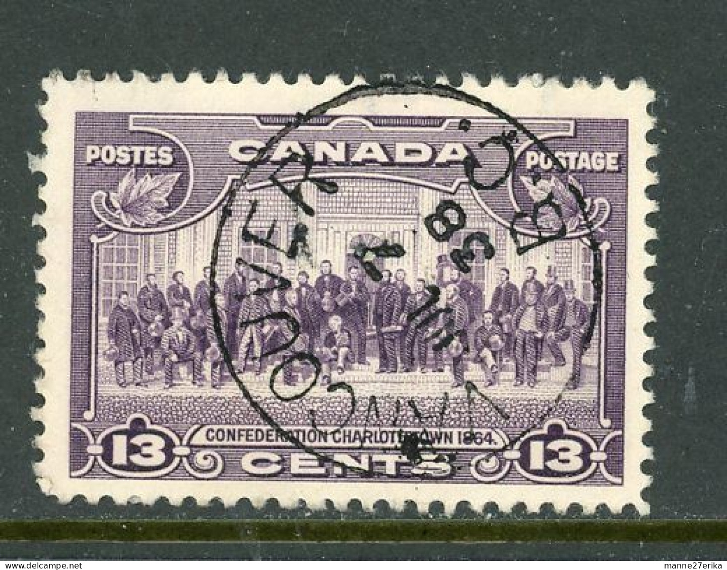 Canada USED 1935 Charlottetown - Gebruikt