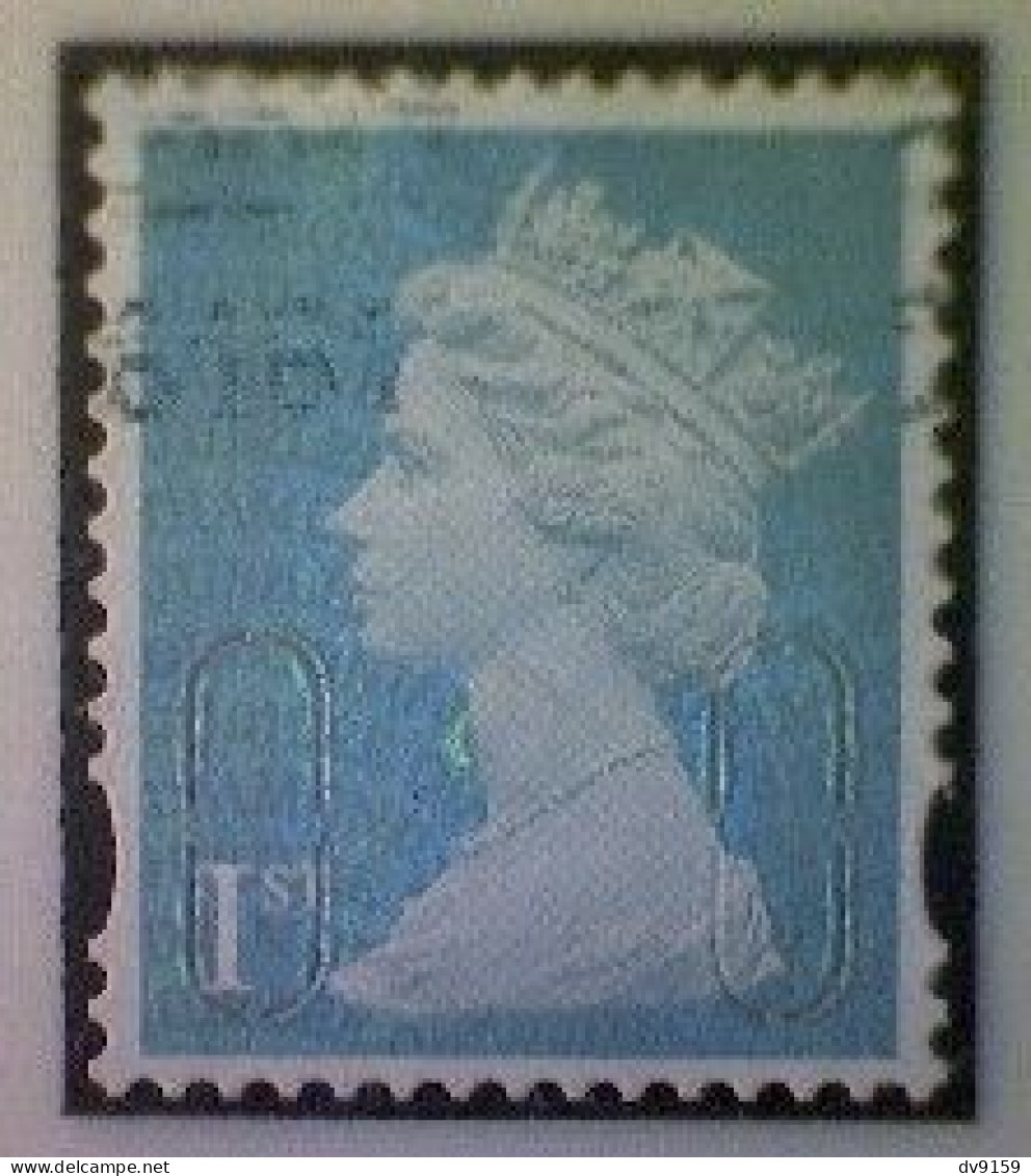 Great Britain, Scott #MH414, Used(o), 2012 Machin: Queen Elizabeth II, 1st, Diamond Blue - Série 'Machin'