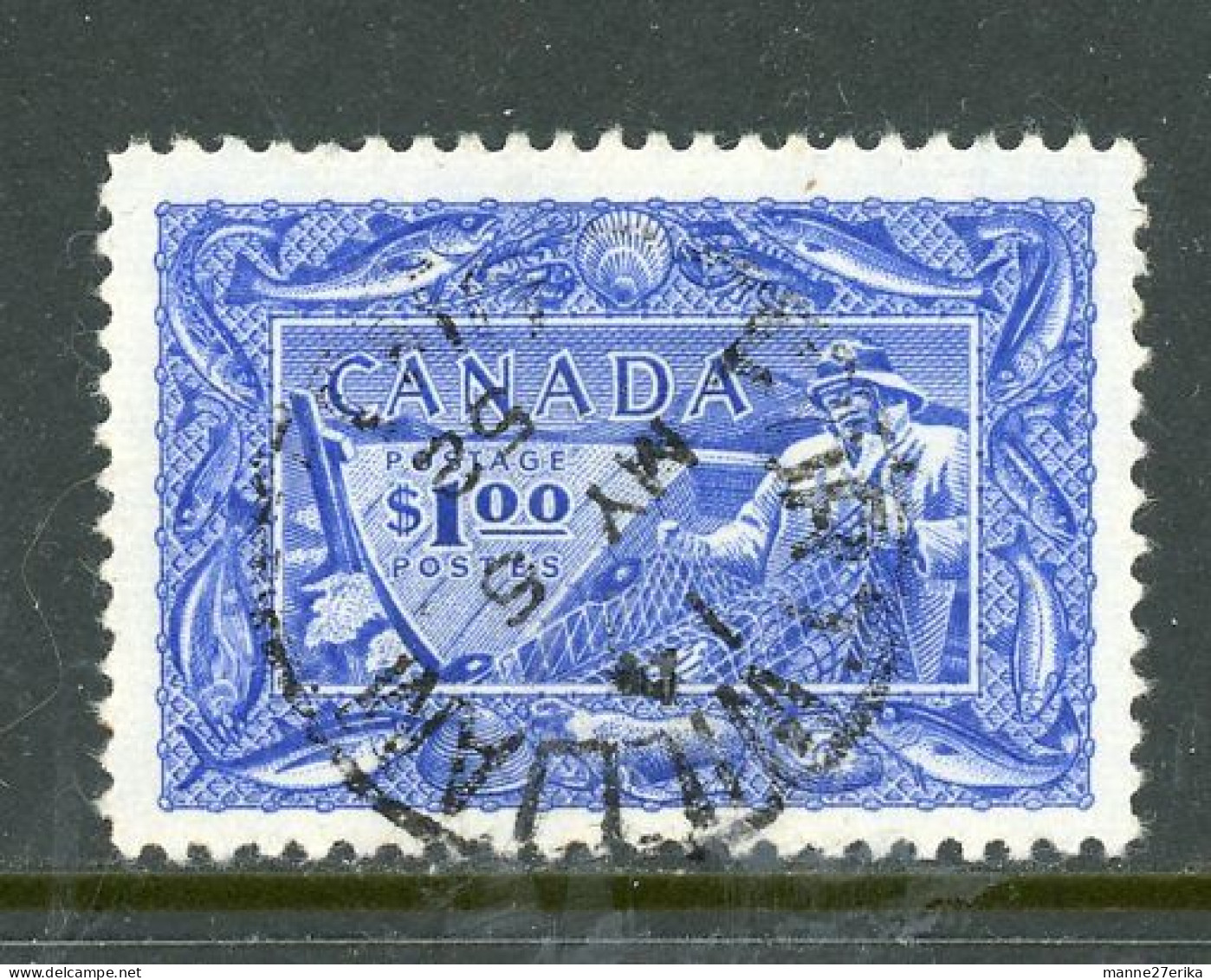 Canada USED 1951 Fisherman - Gebruikt