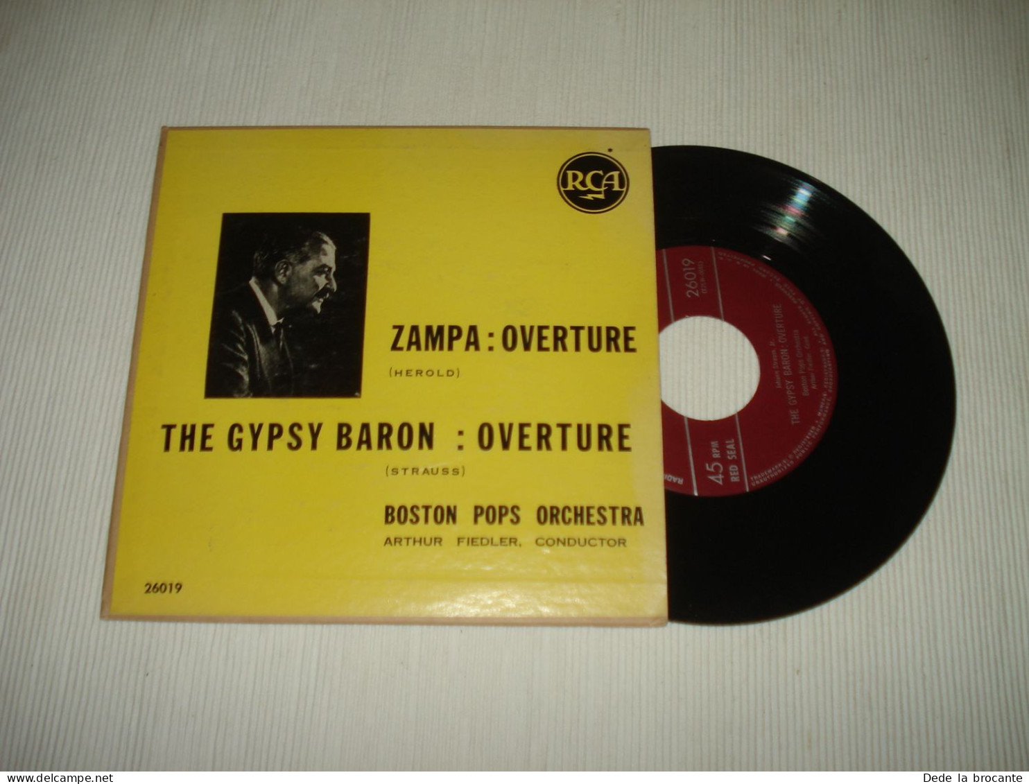 B13 / Boston Pops Orchestra – Zampa  Overture - EP - RCA – 26019 - US 19?? EX/EX - Speciale Formaten